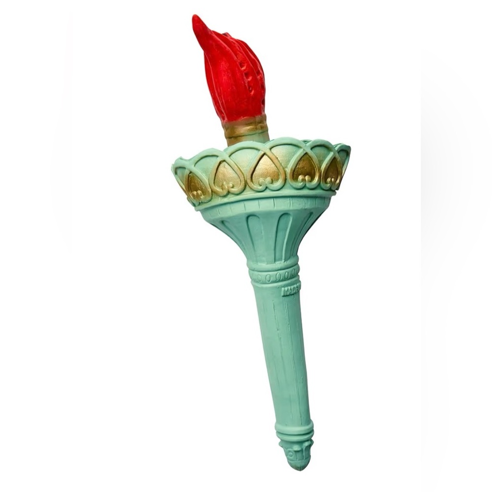 Latex  Statue of Liberty torch measures approximately 16 inches tall Latex